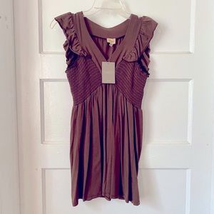 HP| Anthropologie Boho Brown Flowey Tank Size Medium